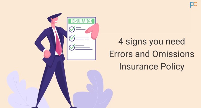 4 Signs You Need Errors And Omissions Insurance Policy - PlanCover